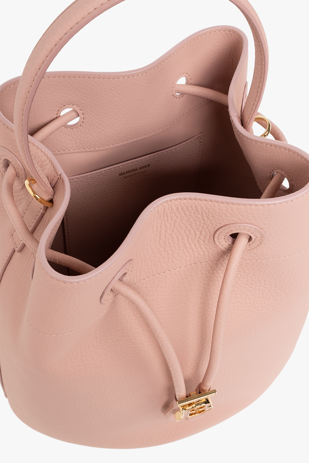 Burberry bucket best sale bag pink